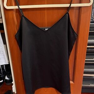 Elegant Black Women's Silk Top